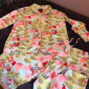 Nick and Nora gnome pjs